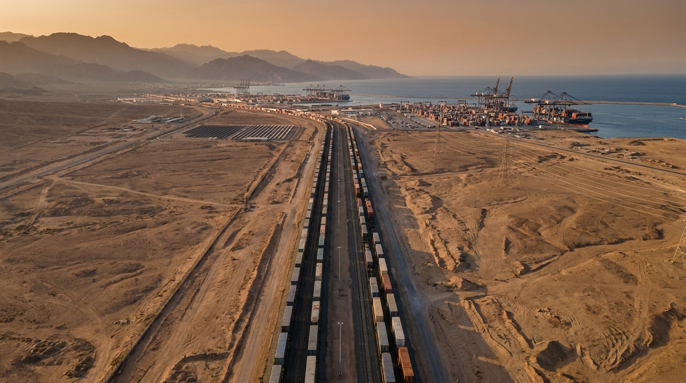 Network of land-based energy corridors connecting the Middle East with Europe and Asia