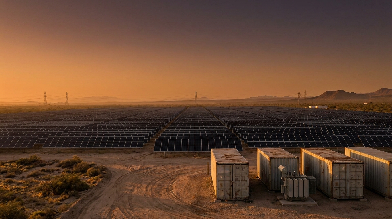 Baterías BESS de 72 MW en central solar de Puerto Peñasco, Sonora
