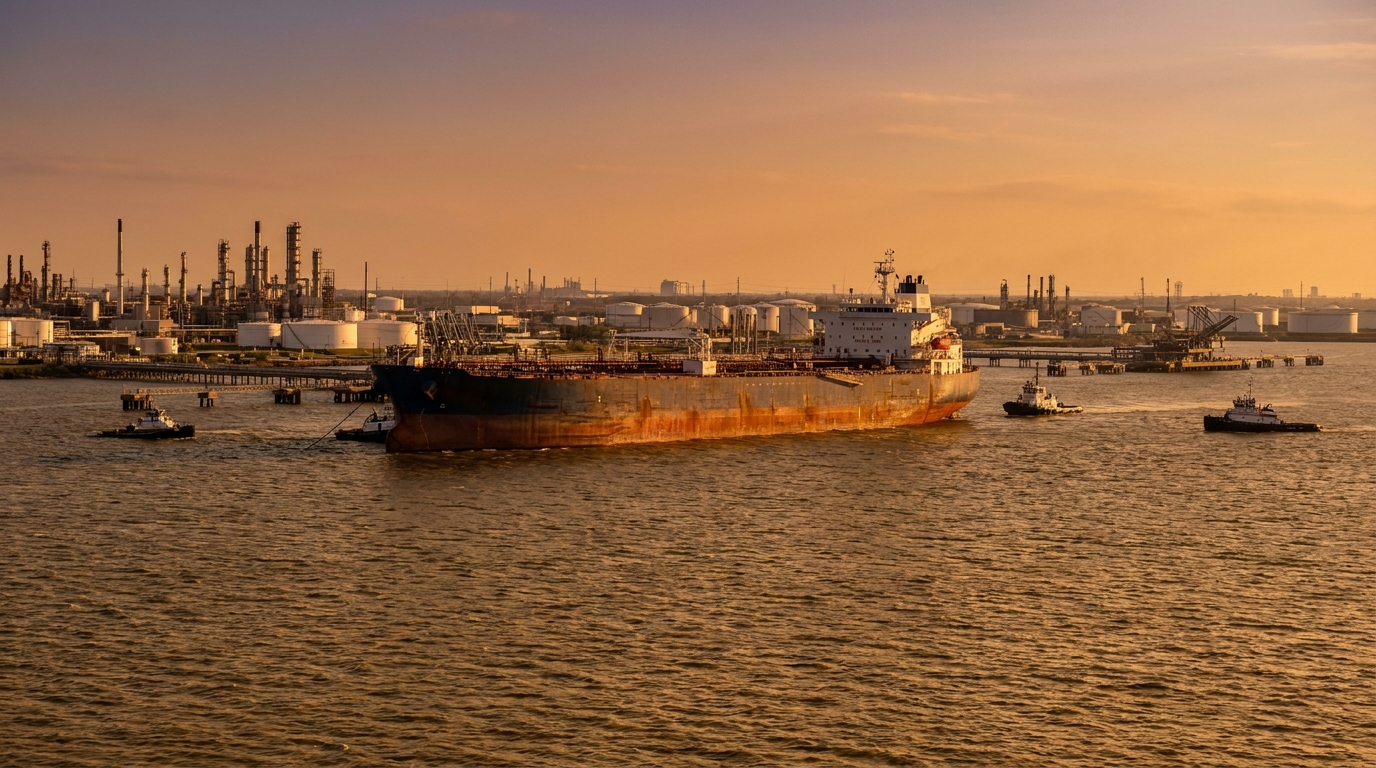U.S.-flagged tanker in the Gulf of Mexico, Jones Act fleet in decline