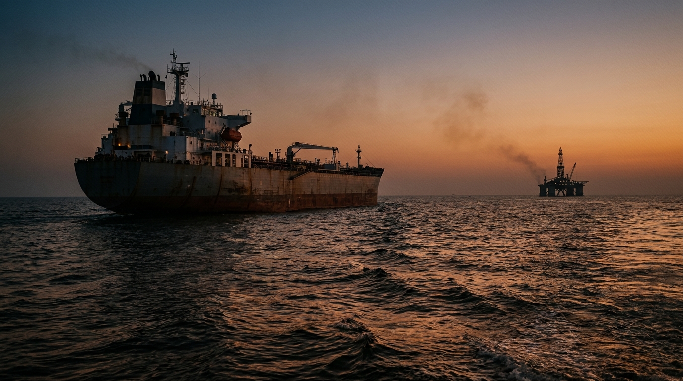 Oil tanker in the Strait of Hormuz, Brent crude at $120