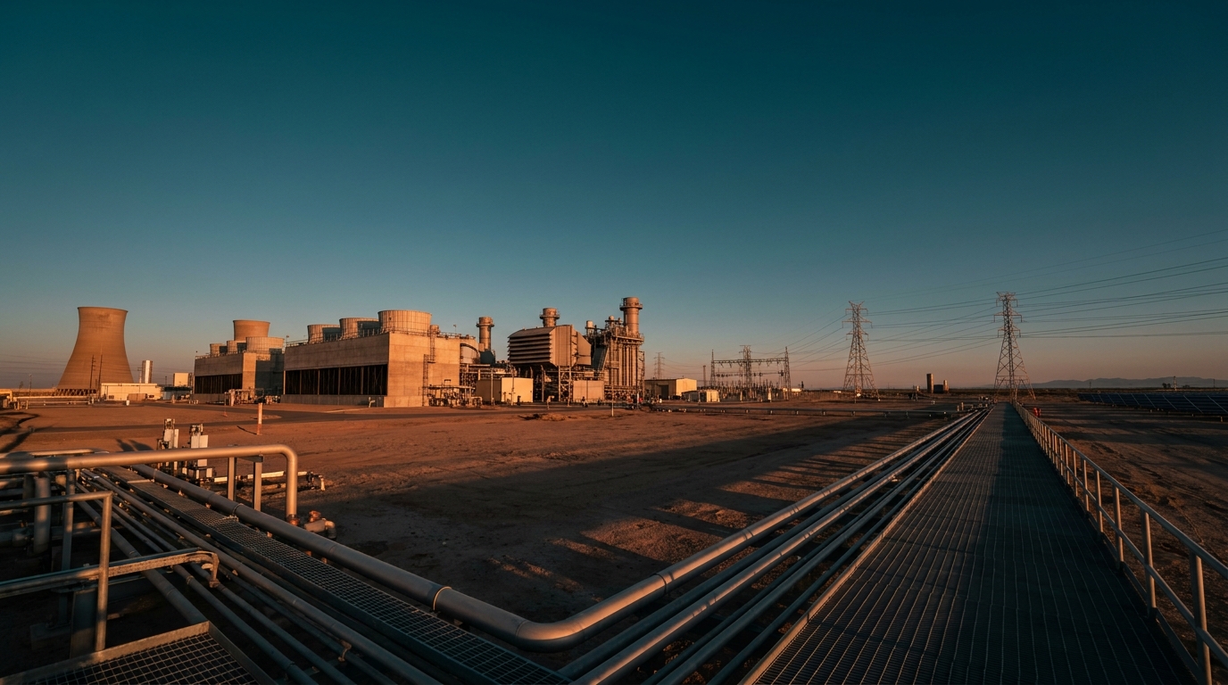Central ciclo combinado CFE González Ortega torres enfriamiento desierto Mexicali Baja California