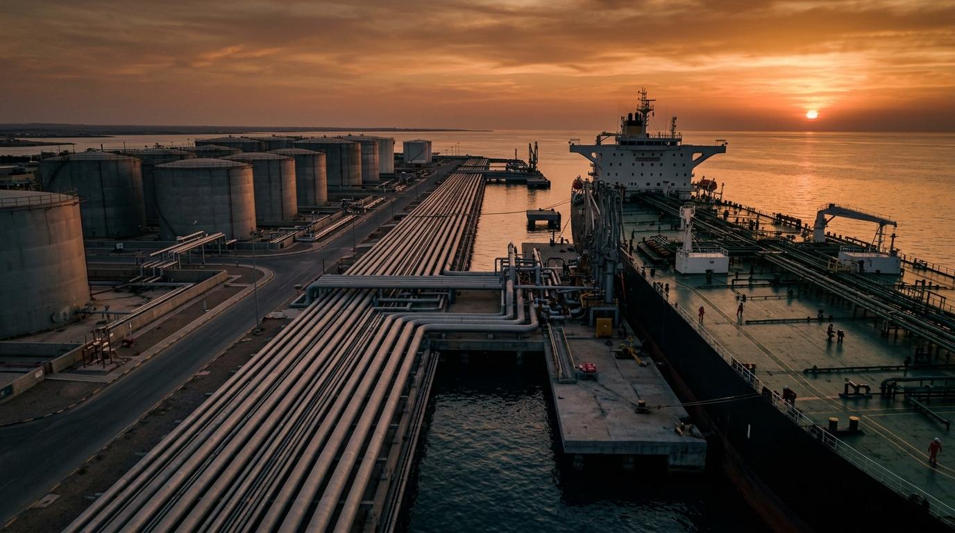 Buques tanque en la terminal de Yanbu con el crudo en 150 dólares