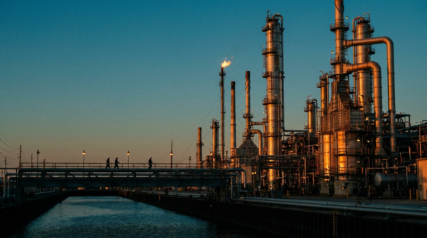 Refinería en el Golfo de México ilustra volatilidad en precios de gasolina