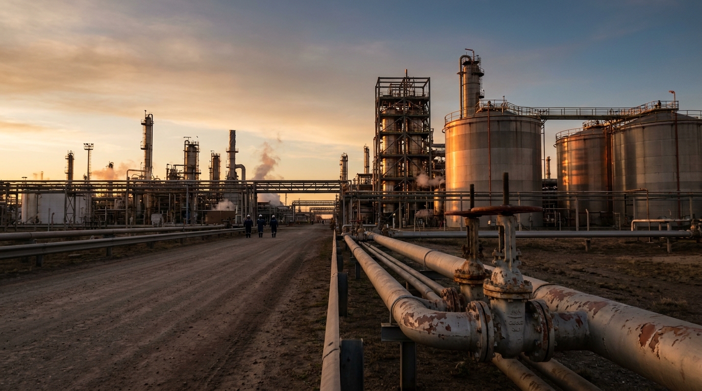 Planta de urea de Pampa Energía en complejo petroquímico de Bahía Blanca