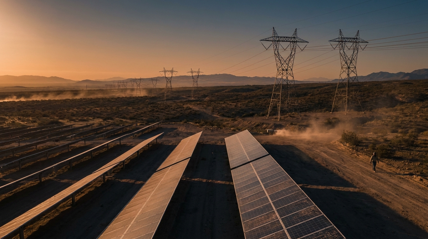Parque solar en desierto de Sonora con inversión de 739 mil mdp en nueva capacidad eléctrica renovable