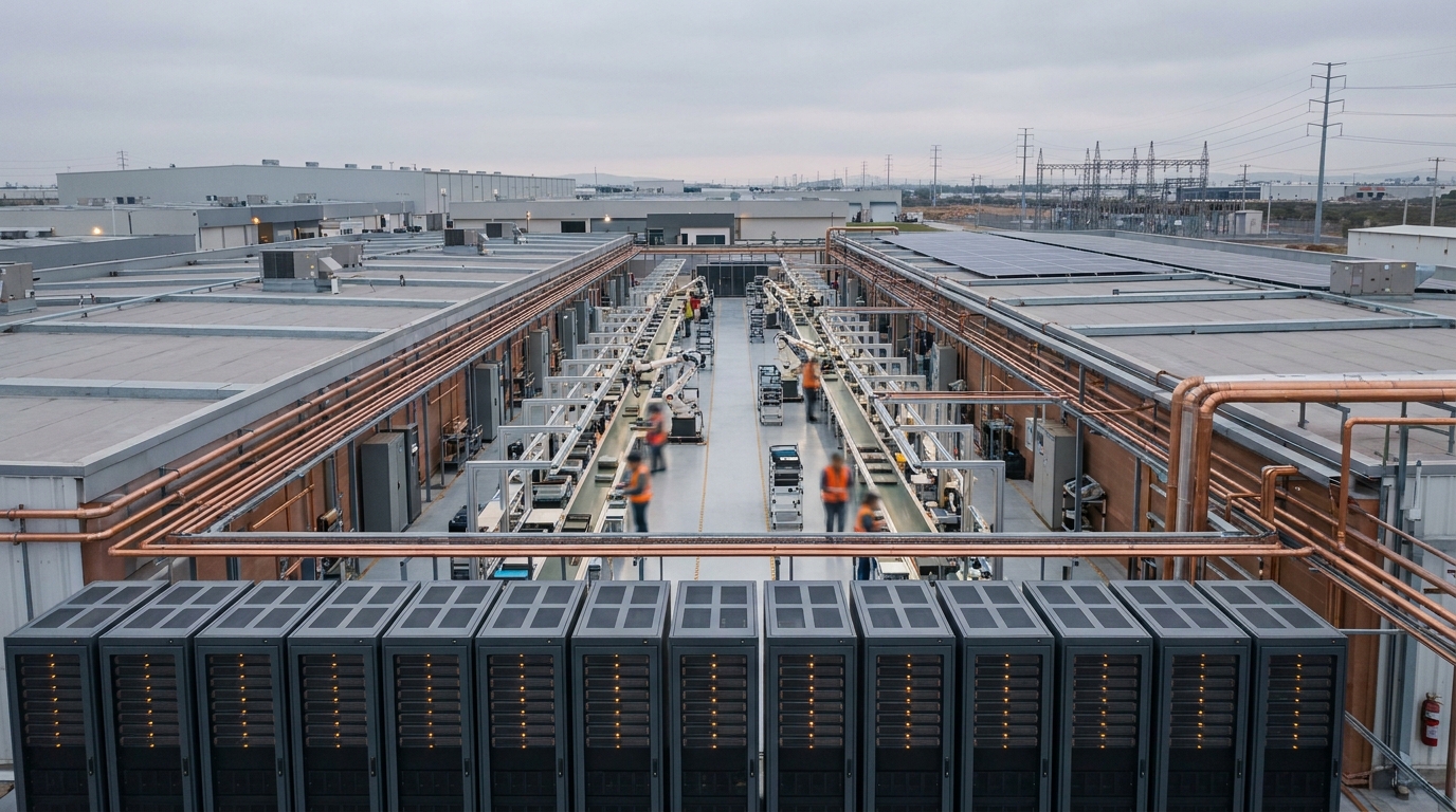 Planta de ensamblaje de servidores en México, manufactura avanzada y cadena de valor regional T-MEC