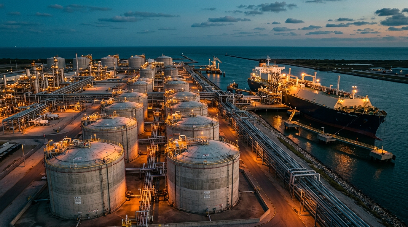Natural gas tankers in the Gulf, the Mexico-US energy axis