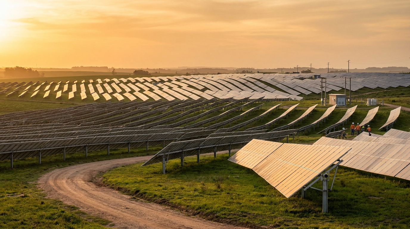 Melo photovoltaic solar park in Cerro Largo, Uruguay, targeting 500 MW renewables by 2030